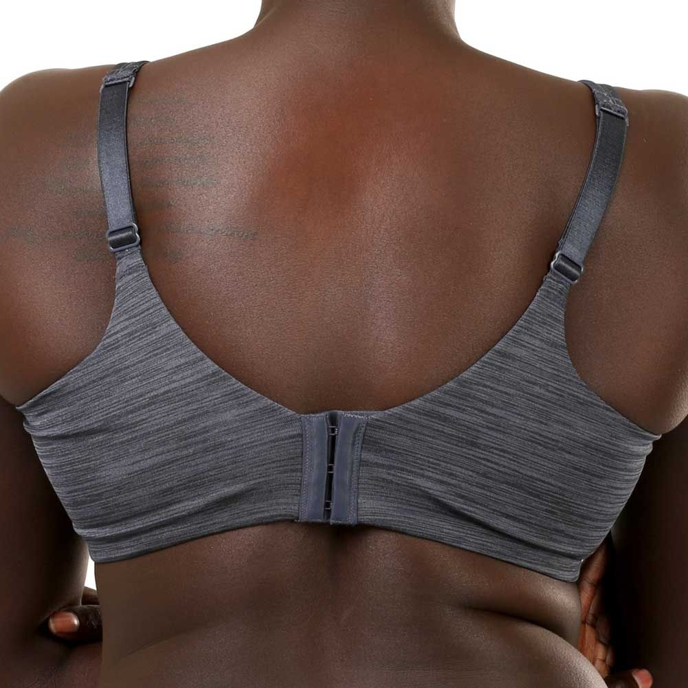 Hestia Womens Smoothing Minimiser Lightweight Bra Charcoal