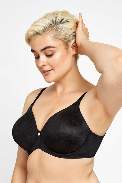 Berlei Womens Lift & Shape Non Contour Underwire Black Bra Yzkd