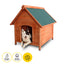 Pet Basic Dog Kennel A Frame Weather Resistant Timber Elevated Base 103cm