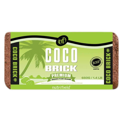 10x 650g Coco Brick Premium Coir Peat Organic Plant Growth Media Husk Nutrifield