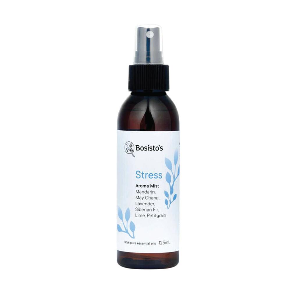125ml Aroma Mist Stress Bosisto's Calm Relief Essential Oil Aromatherapy Spray