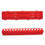 50cm Long Poultry Feeder Chicken Feeding Trough Red Plastic Flip Top Container