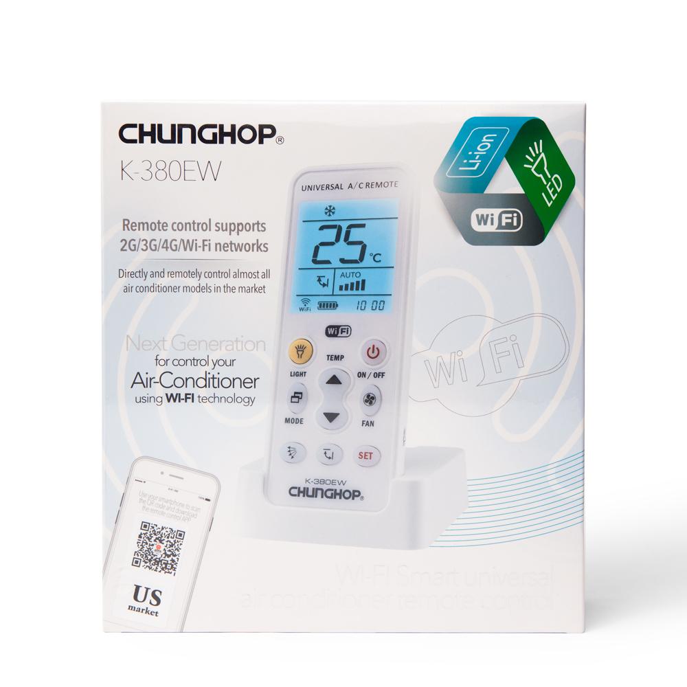 Chunghop K-380EW Wi-Fi Universal Air Conditioner AC Remote Control Replacement