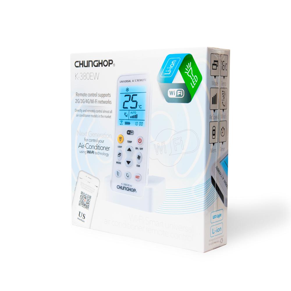 Chunghop K-380EW Wi-Fi Universal Air Conditioner AC Remote Control Replacement