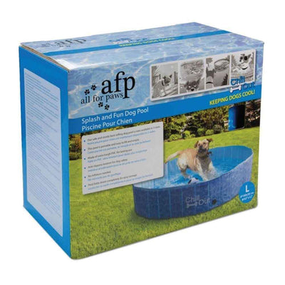 L Dog Swimming Pool Pet Chill Out Plastic Puppy Bath Splash Fun All For Paws-All For Paws-ozdingo