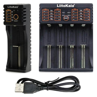 Smart USB Battery Charger - Lithium Ion Rechargeable LiitoKala Nimh Nicd Batteries